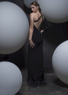 Robe avec dos noir droit
