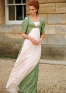 Un exemple d'une robe dans le style Empire