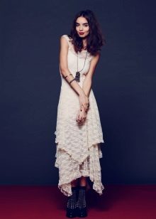 Robe en dentelle Boho
