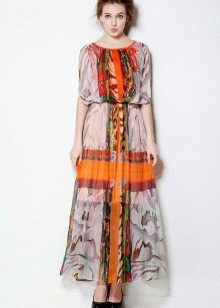 Robe Ethno-boho à manches