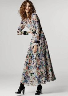 Robe chemise sans manches Boho