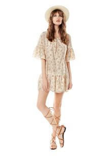 Robe tunique à la boho