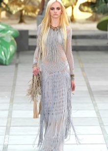 Robe boho à franges