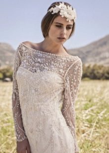 Robe Boho décorée de perles