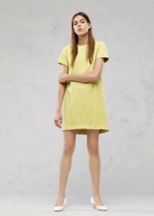 Robe rétro A-line avec manche