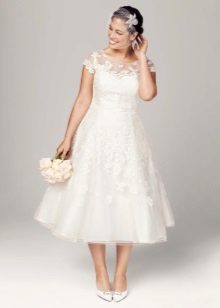 Robe de mariée pour short complet