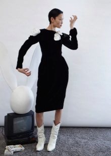 Robe d'hiver noire
