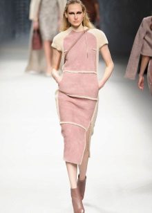 La robe d'hiver est chaude