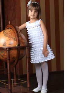 Robe à volants pour les filles 6-8 ans
