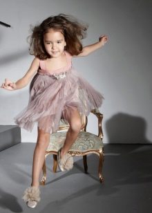Robe en mousseline design pour fille