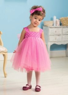 Robe d'été pour fille en tulle