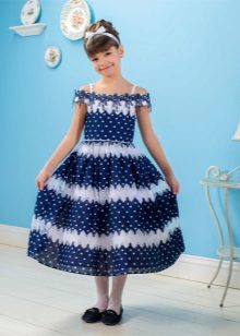 Robe d'été pour filles en style nautique