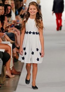 Robe d'été silhouette pour filles 5-8 ans