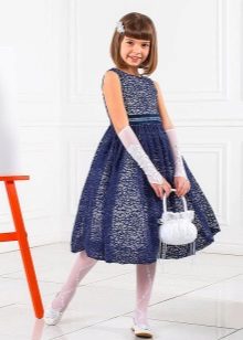 Robe élégante pour la fille de 10-12 ans de dentelle