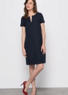 robe pratique en tweed