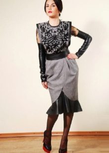 robe d'été en tweed d'auteur