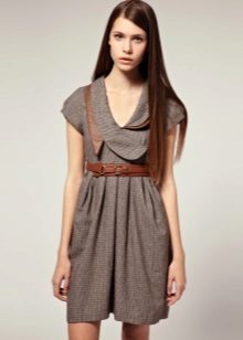 robe en tricot tweed