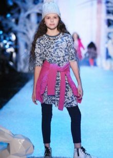 Robe pull pour les filles 10-12 ans