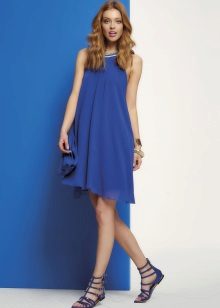 Robe d'été pour adolescente en mousseline de soie