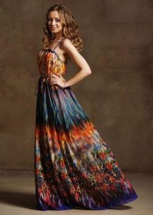 robe batiste aux couleurs vives