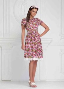 robe batiste à imprimé floral