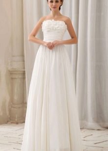 robe de mariée avec corsage ouvert