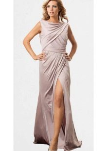élégante robe d'été en satin