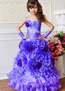 Robe lilas pour les diplômés 4 cours