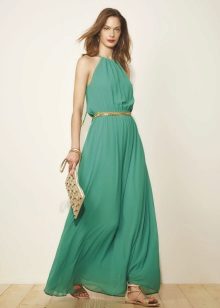 ceinture à une longue robe d'été