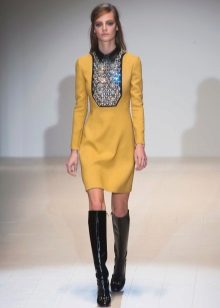 Bottes pour la robe chemise d'hiver