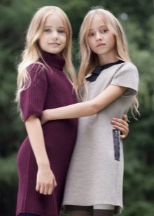 Robes pour les filles en tricot