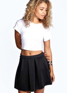 Jupe noire soleil