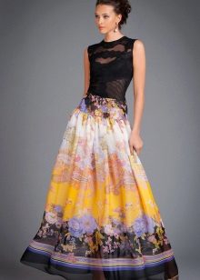 jupe de sol imprimée