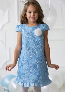 Robe courte du Nouvel An A-line pour les filles