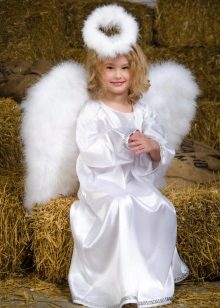 Robe de nouvel an ange pour la fille