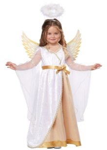 Robe longue du Nouvel An, ange pour fille