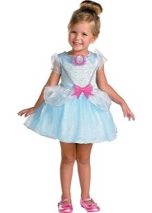 Robe courte du nouvel an Cendrillon pour fille