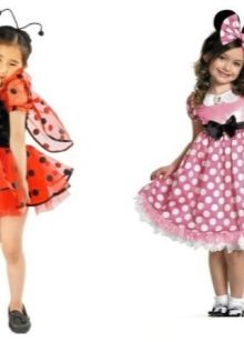 Robes du Nouvel An pour la fille Miniya une coccinelle