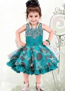 Robe de Noël pour les filles au genou