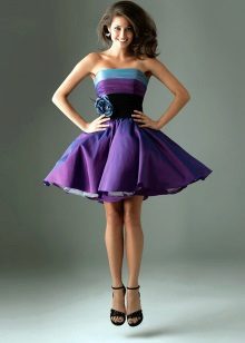 robe en taffetas moelleux