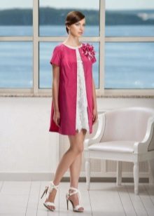robe de soirée avec robe en taffetas de coton