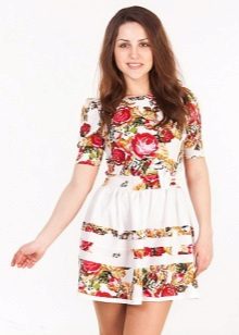 robe d'été en taffetas de coton