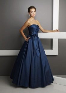 robe de soirée plus élégante en taffetas d'acétate
