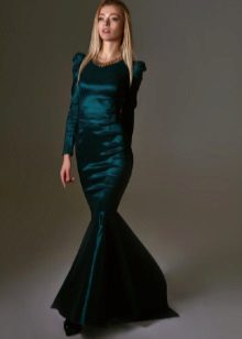 robe de soirée sirène de taffetas