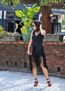 Accessoires de robe à franges