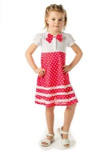 Robe droite pour fille 5 ans à pois