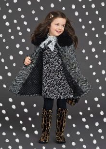 Robe en tweed pour filles 5 ans