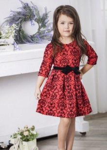 Robe A-silhouette pour fille 5 ans