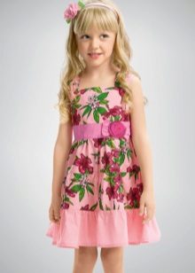 Robe évasée pour filles 5 ans