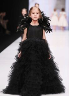 Smart design magnifique robe dans un sol pour la fille